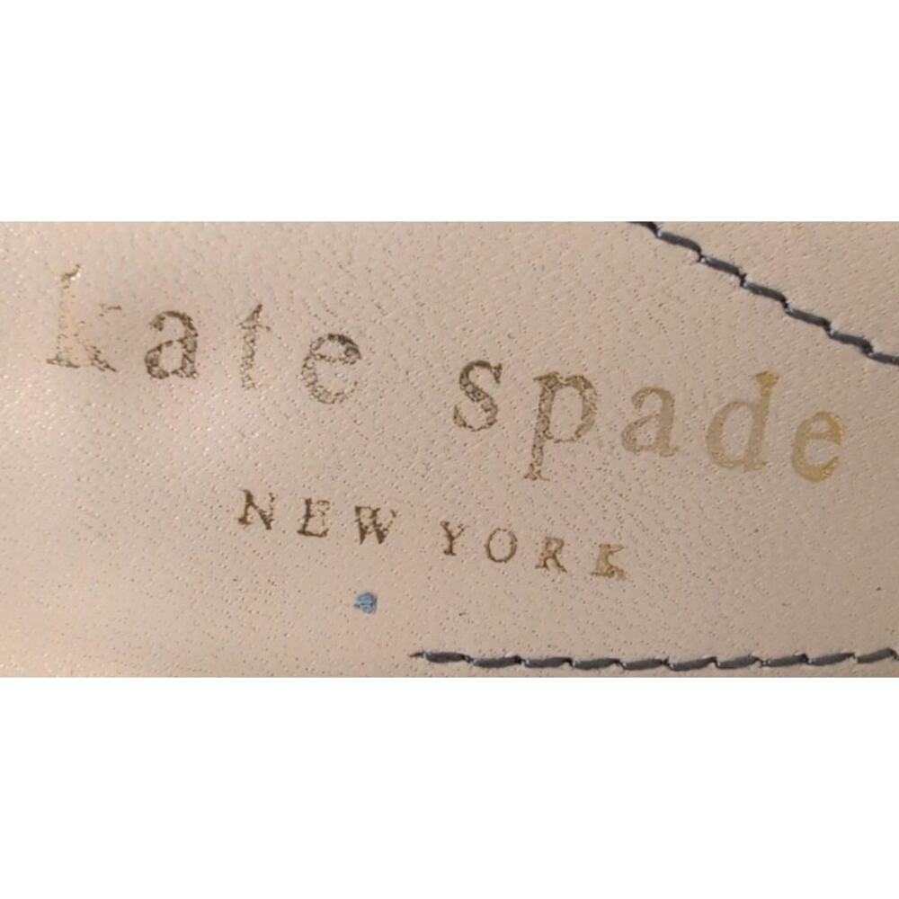 Kate Spade Leather‎ Snakeskin Slingback Peep Toe Heels 9B Party Cocktail Club - Picture 7 of 9